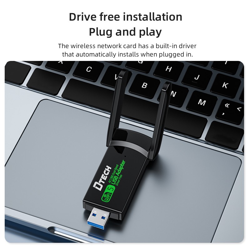 1300M Dual Band USB Adapter