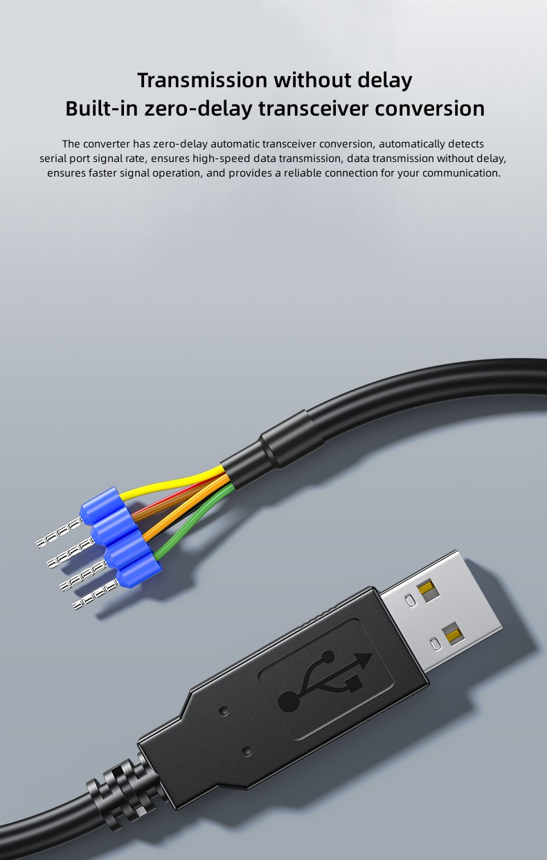 USB to RS485 Serial 6P Terminal Cable