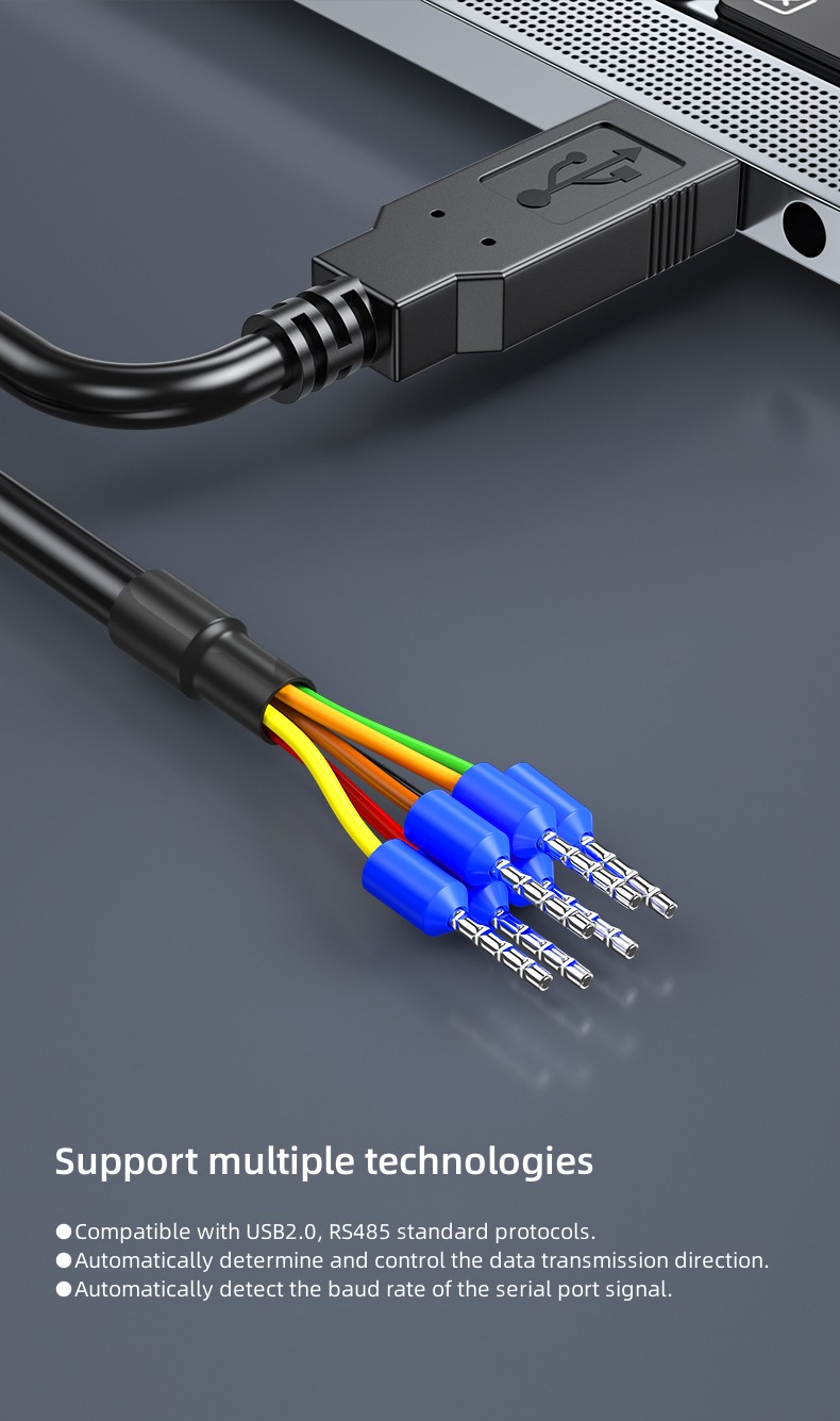 USB to RS485 Serial 6P Terminal Cable