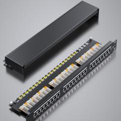 24 Port CAT5 Shielded Network Patch Panel