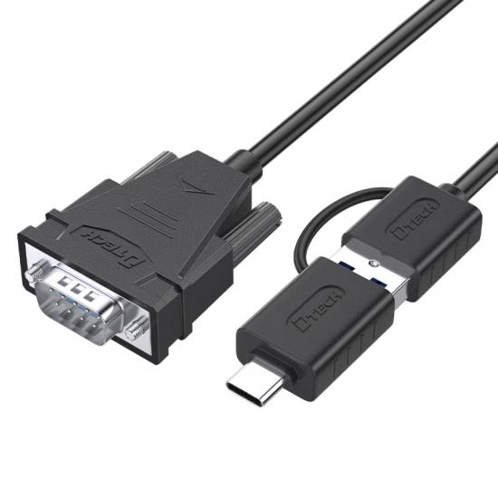 Type-C+USB3.0 to RS232 Serial Cable