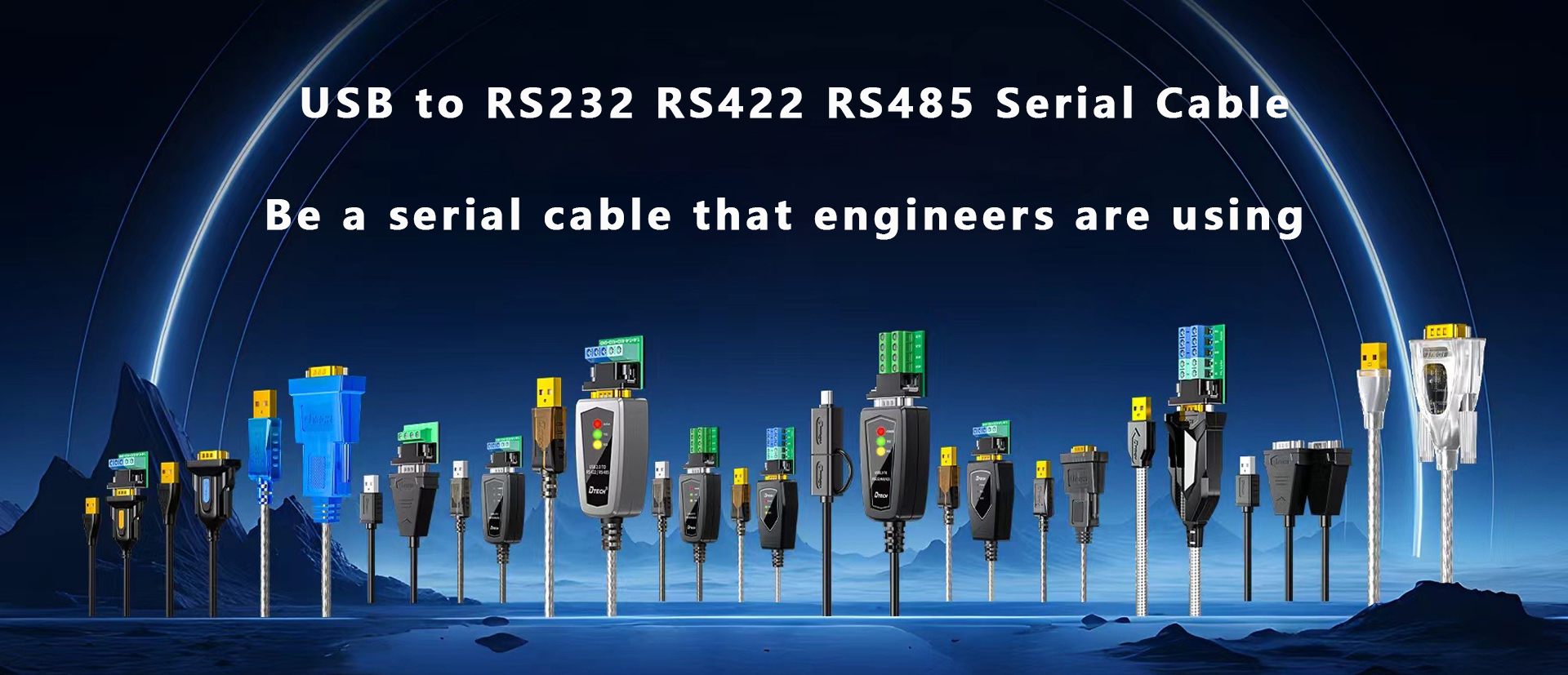 USB to RS232 RS422 RS485 Serial Cable