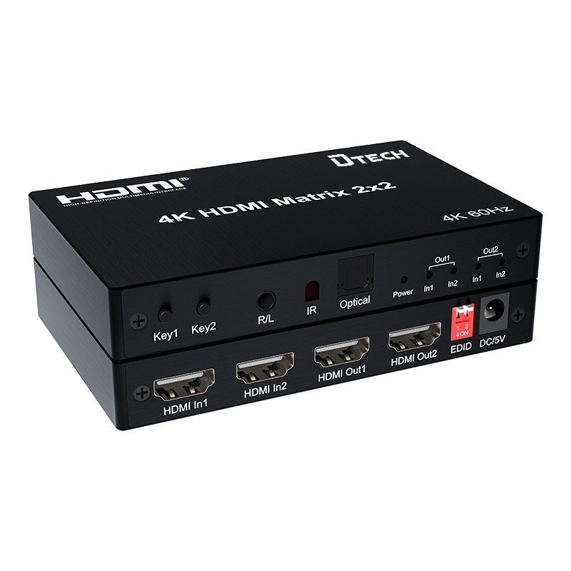 HDMI Matrix 2-in 2-out helps multimedia experience